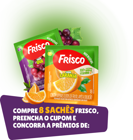 Compre 8 sachês Frisco